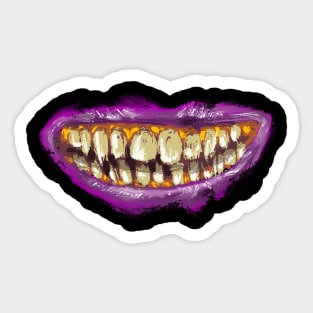 Zombie Smile Sticker